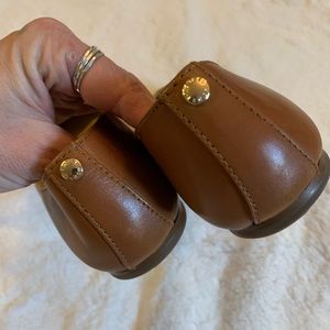 Michael Kors brown ballet flats